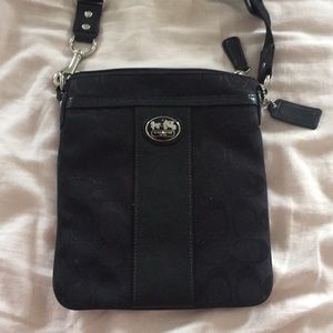 Black Coach crossbody